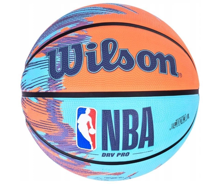 М'яч баскетбольний Wilson NBA DRV PRO STREAK BSKT р. 7 Blue/Orange (WZ3012501XB7 7)