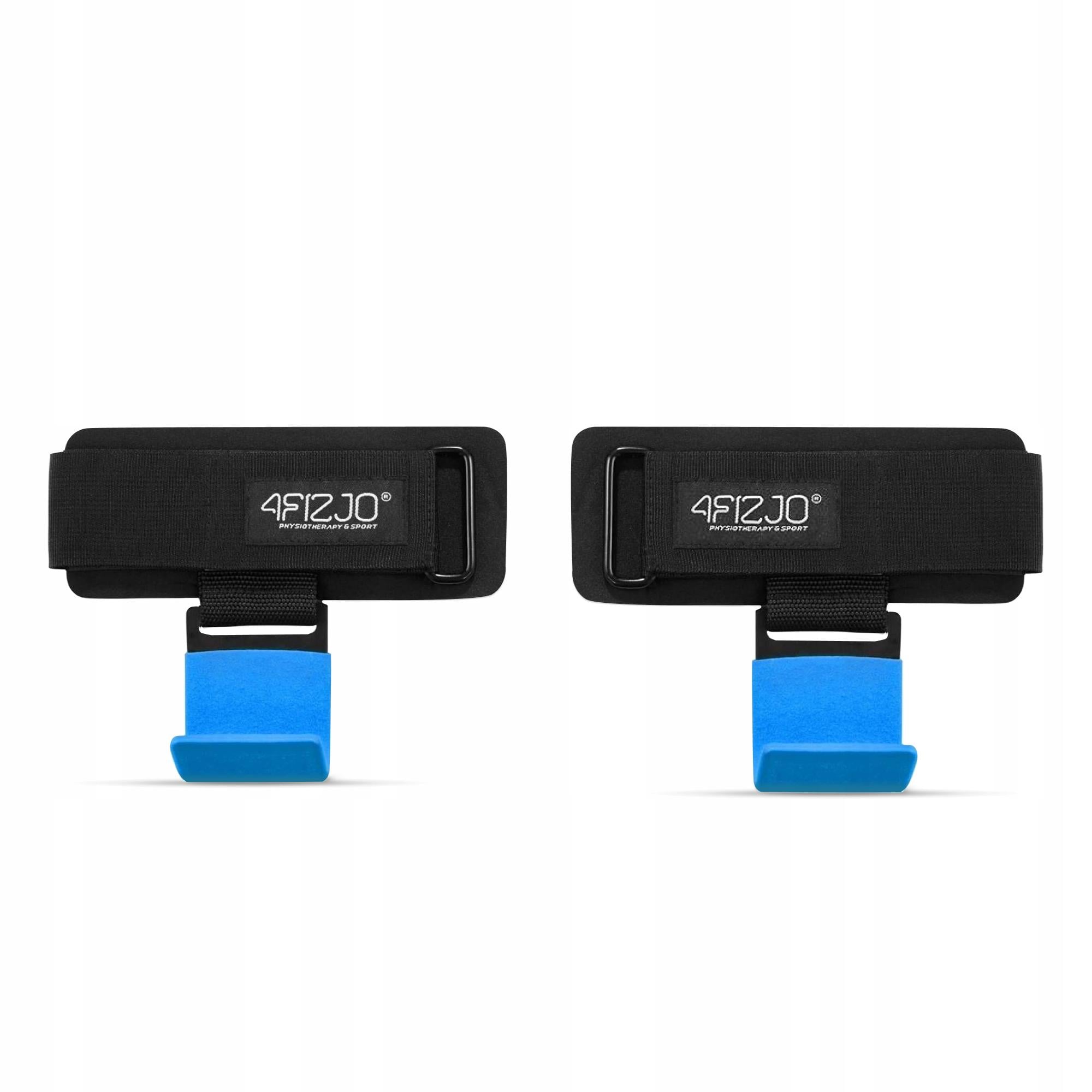 Гачки для перекладини та тяги 4FIZJO Hooks Black/Blue (P-5907739314772)