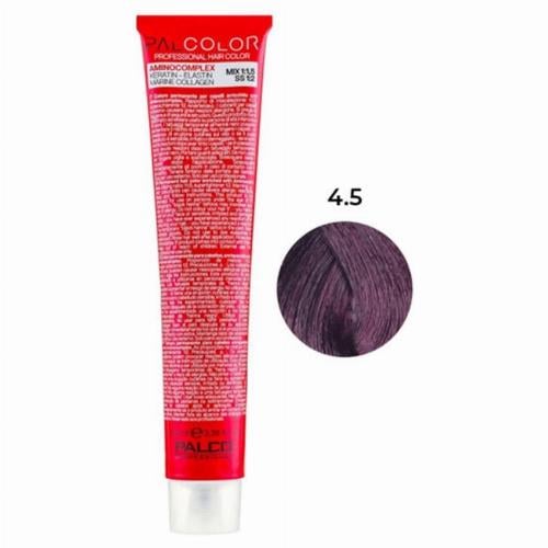 Крем-краска для волос профессиональная PALCO с комплексом аминокислот 100 мл 4.5 средне-коричневый махагон (2516521632)