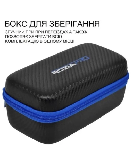 Електробритва Rozia Ht-9535 з плаваючою системою і 3 лезами нержавіюча сталь Чорно-синій (13790692) - фото 3 Електробритва Rozia Ht-9535 з плаваючою системою і 3 лезами нержавіюча сталь Чорно-синій (13790692) - фото 3