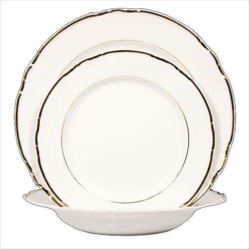 Столовий сервіз Thun Constance обводка золота/порцеляна на 6 персон 18 пр. (7601100)