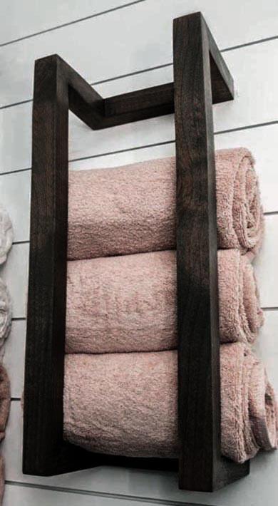 Полка для ванной из дерева Телико 50 Мокко (ВНП/507510)