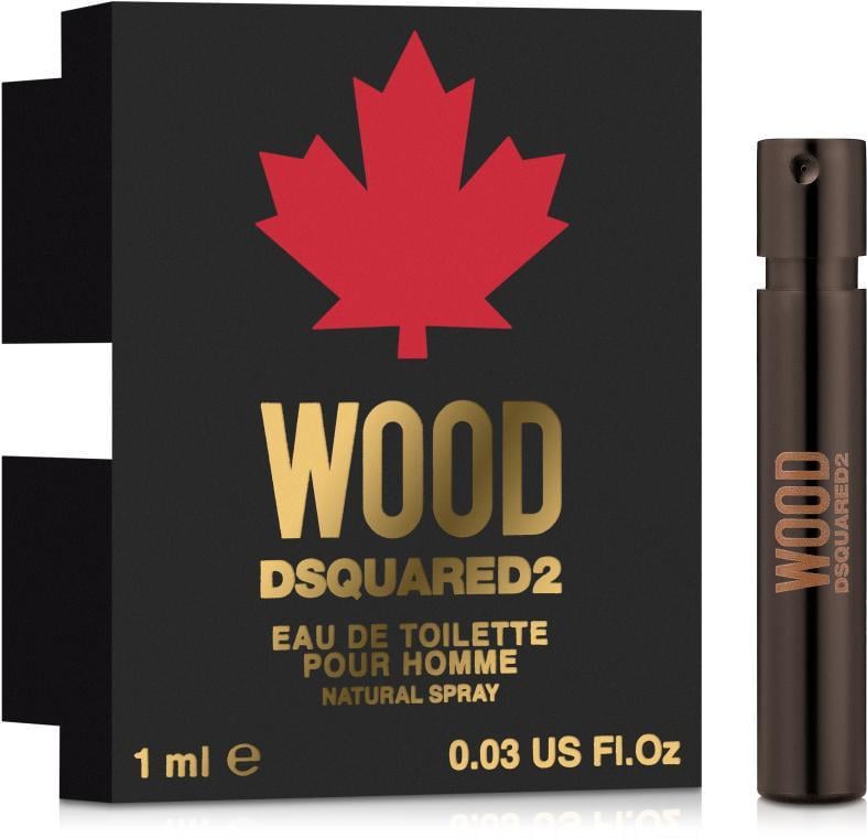 Туалетная вода для мужчин DSquared2 Wood 1 мл пробник (387259)