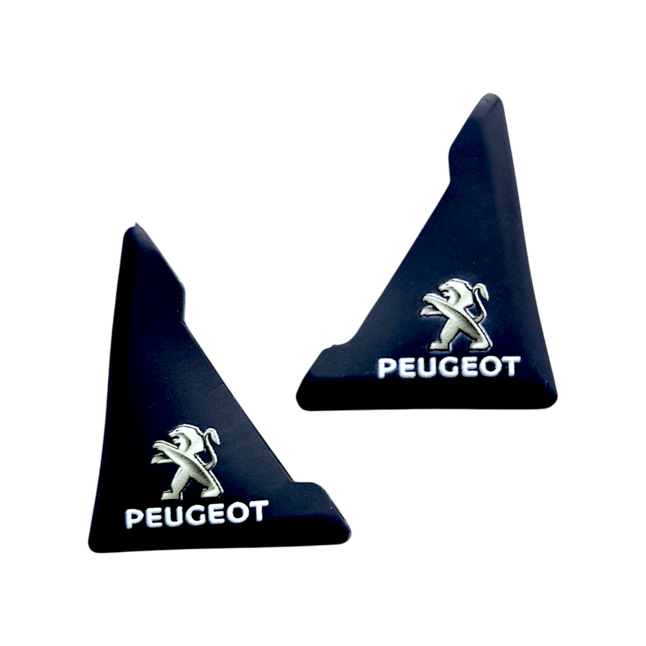 Уголки на двери автомобиля Peugeot для защиты от сколов с трафаретной печатью (2573656869)