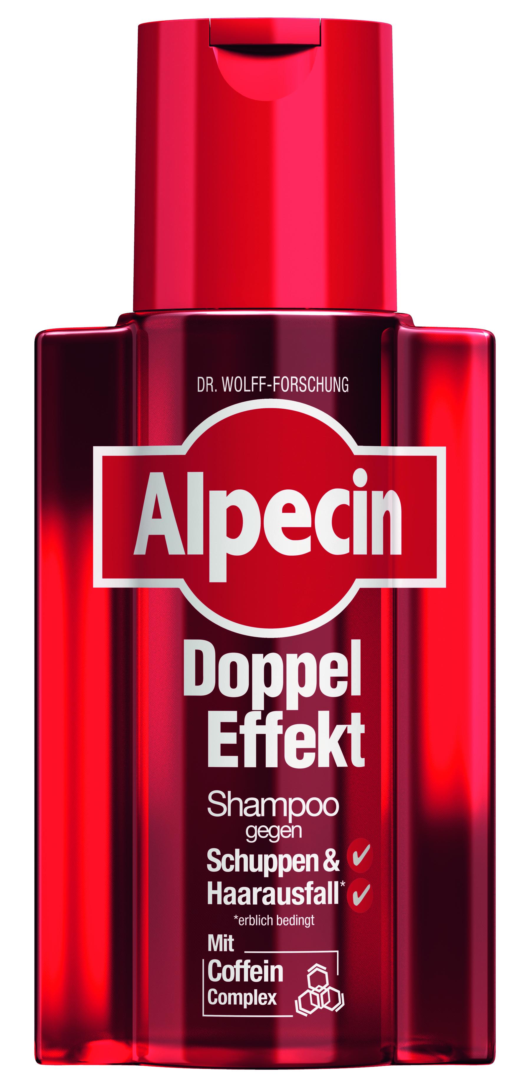 Шампунь чоловічий від випадіння волосся і лупи Alpecin Double Effect Hair Energizer подвійної дії 200 мл (21056)