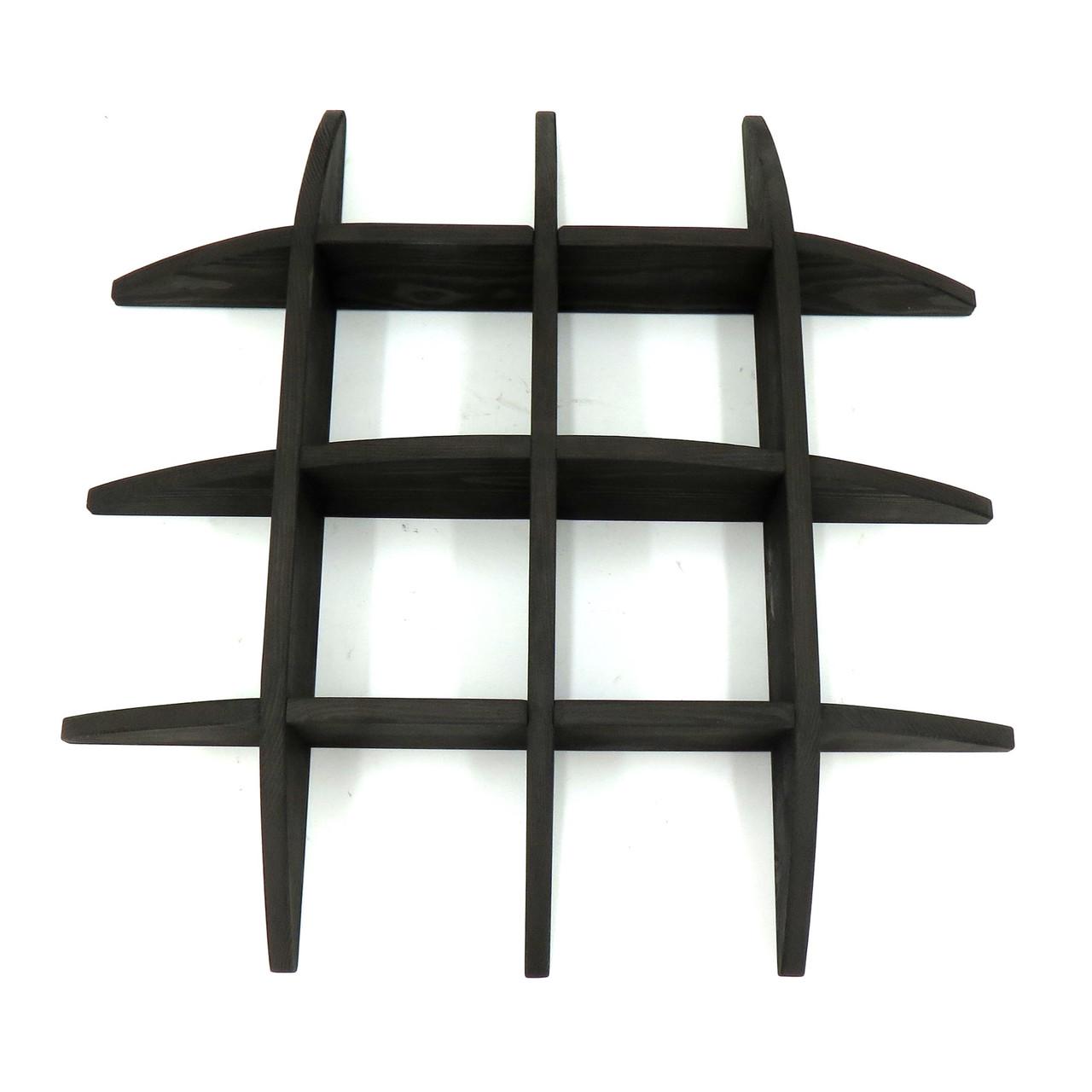 Полка книжная настенная из дерева Обладатель Венге (КПГ-001712)