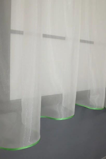 Тюль арка 280х170 см Молочный/Салатовый (036к) - фото 3