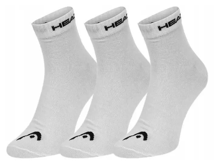 Шкарпетки чоловічі Head ELEMENTS ALL SPORTS QUARTER 3P р. 31-34 Білий (701229010-002 31-34)