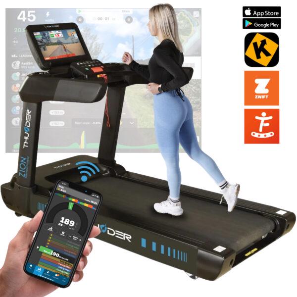 Бігова доріжка електрична Thunder ZION-TFT-BLACK (407490) - фото 5 Бігова доріжка електрична Thunder ZION-TFT-BLACK (407490) - фото 5