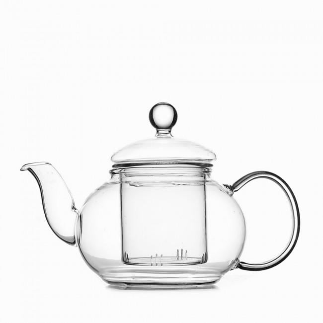 Чайник стеклянный со стеклянным заварником Helios, 600 мл (00708)