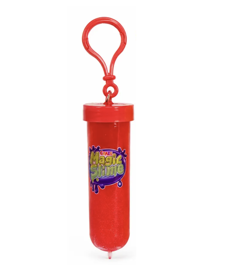 Слайм Craze Magic Slime в тубе с брелоком с блестками 20 мл Красный (SKU-291.2) Слайм Craze Magic Slime в тубе с брелоком с блестками 20 мл Красный (SKU-291.2)