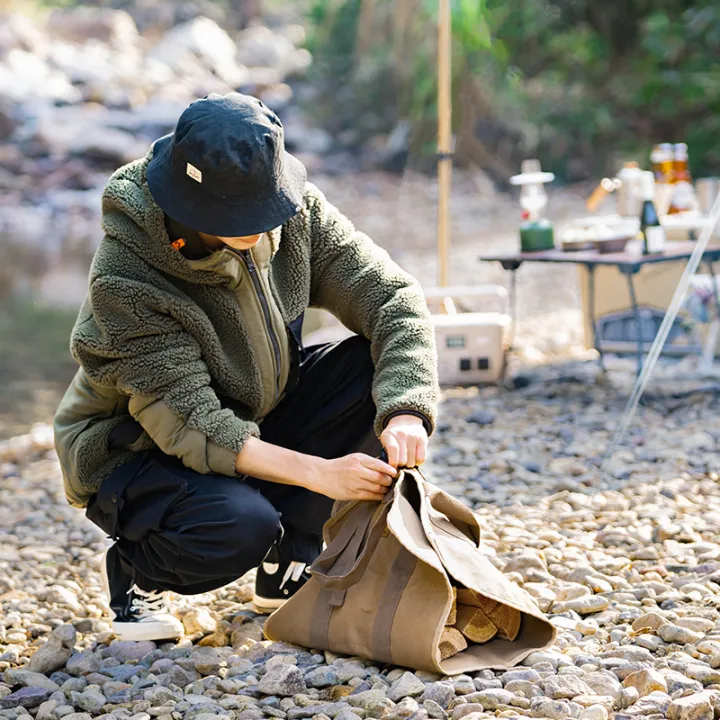 Сумка-переноска для дров Mobi Garden Firewood bag NX21671099 sand - фото 5