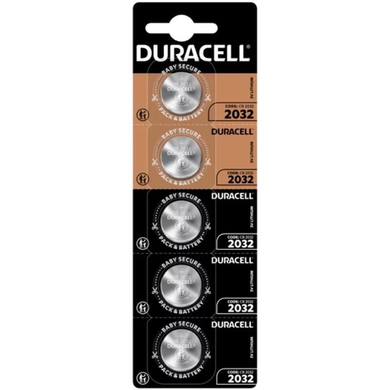 Батарейка Duracell CR2032 Lithium DSN таблетка 5 шт. (6829496)