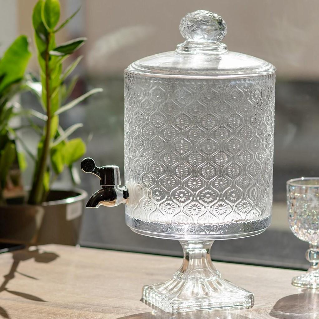 Лимонадница Lace с краном 4,5л (HP-19-287)