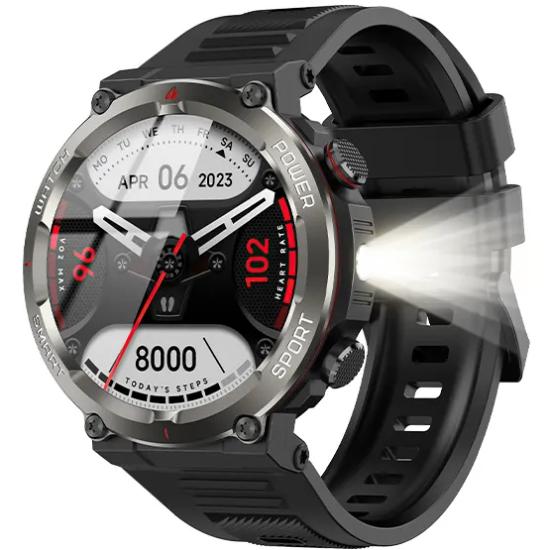 Смарт-годинник Blackview W50 Pro BT5.2 1.45" 960 mAh Black (6931548319351) - фото 7 Смарт-годинник Blackview W50 Pro BT5.2 1.45" 960 mAh Black (6931548319351) - фото 7