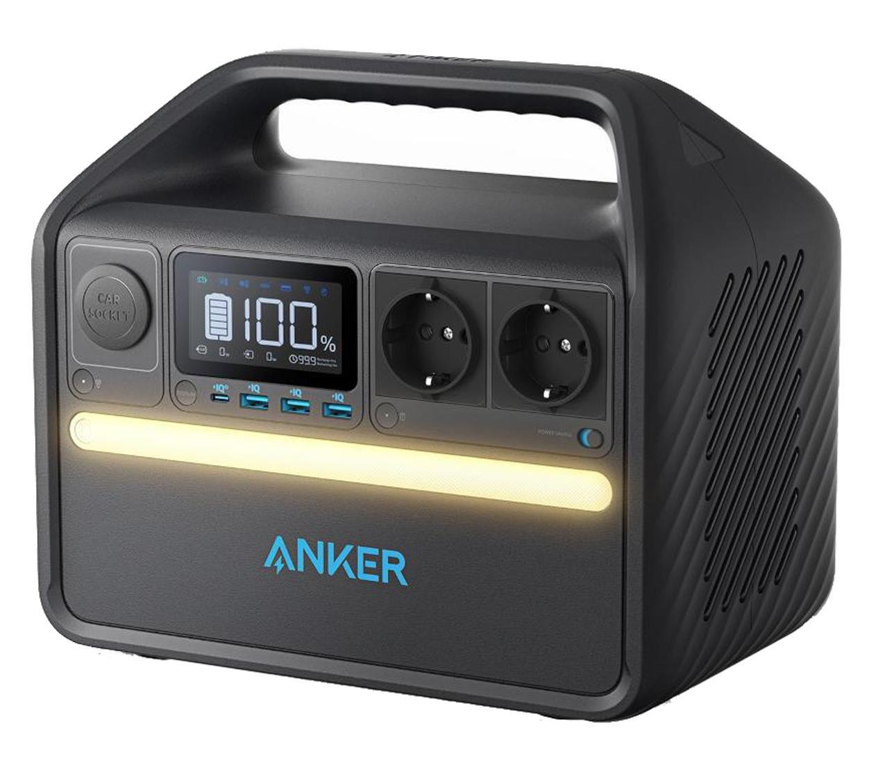 Зарядна станція Anker 535 PowerHouse 512 Wh 500W EU (461126)
