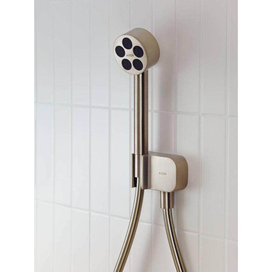 Душ ручной Axor One 75 1jet EcoSmart Черный матовый (48651670) - фото 2 Душ ручной Axor One 75 1jet EcoSmart Черный матовый (48651670) - фото 2