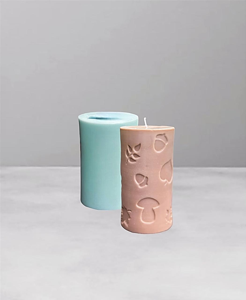 Молд для свічок та мила Циліндр осінь (15420168) - фото 2