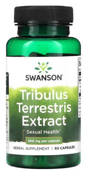 Трибулус бустер тестостерона Swanson Tribulus Terrestris Extract 500 мг 60 капс. (4290)