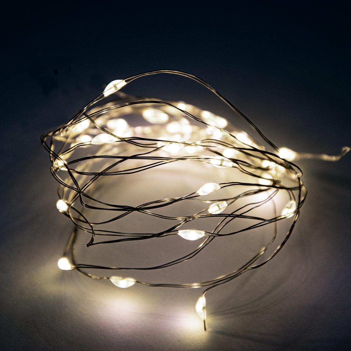 Гирлянда-нить LED copper 30 на батарейках 3м (1008835-Other)