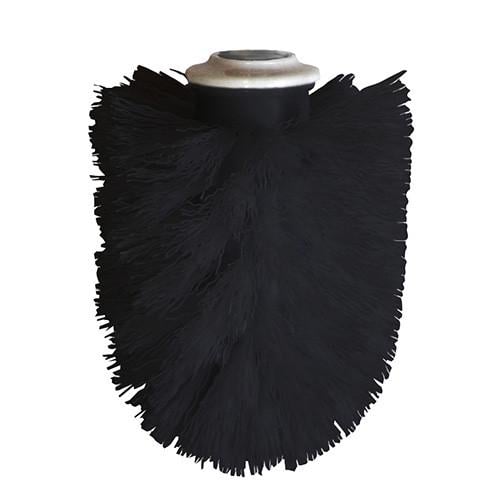 Щітка змінна йоржика для унітаза Bisk 7,5х9 см Чорний (04180)