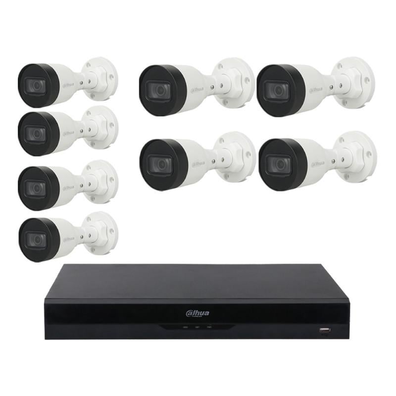 Комплект видеонаблюдения IP Dahua KIT-DH210 уличный Комплект видеонаблюдения IP Dahua KIT-DH210 уличный
