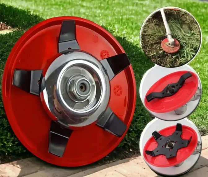 Диск насадка для мотокосы разрыхлитель грунта и прополки 140 мм 5 зубов - фото 2 Диск насадка для мотокосы разрыхлитель грунта и прополки 140 мм 5 зубов - фото 2