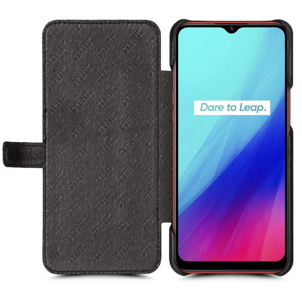 Чехол книжка Stenk Premium для Realme C3 Черный (65839)