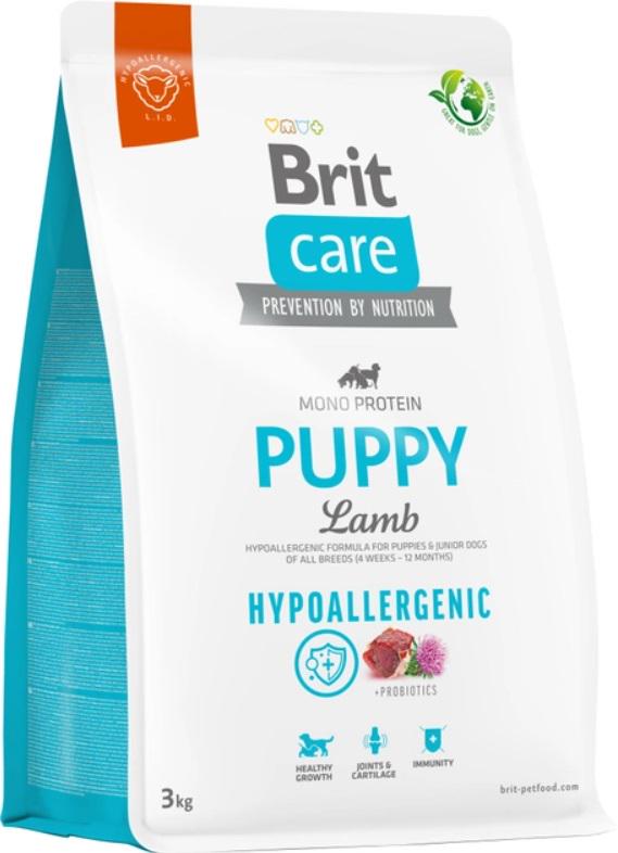 Корм для цуценят Brit Care Dog Hypoallergenic Puppy гіпоалергенний з ягням 3 кг (8595602558964) - фото 1