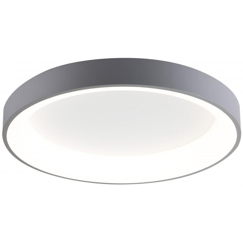 Потолочный LED-светильник Velmax V-CL-VERONA-R с пультом 50W 3000/6500K 3000 Lm Серый (28688551)