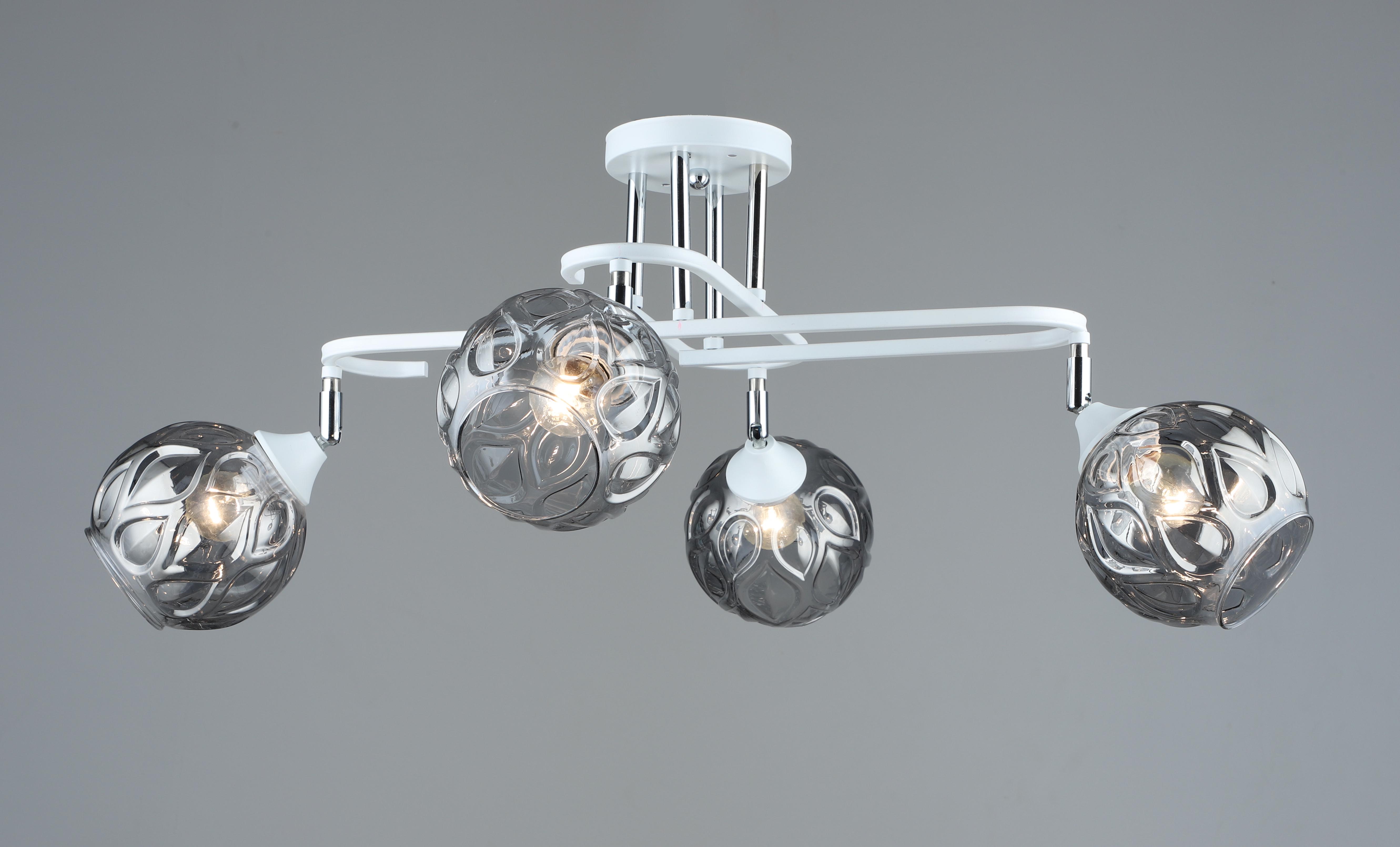 Люстра потолочная Sirius B A4071/4 WT+CH с поворотным механизмом (000040644)