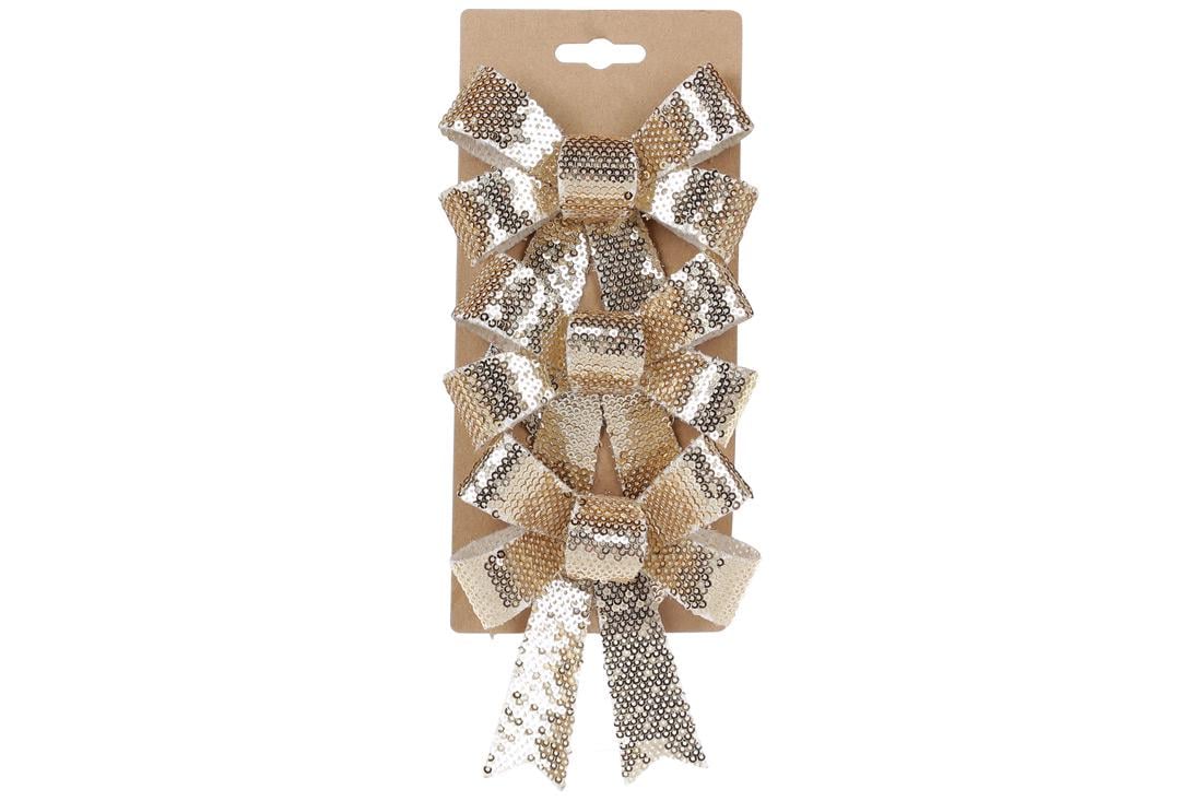 Новогодний подвеска BonaDi Бант 3 шт. (821-111)