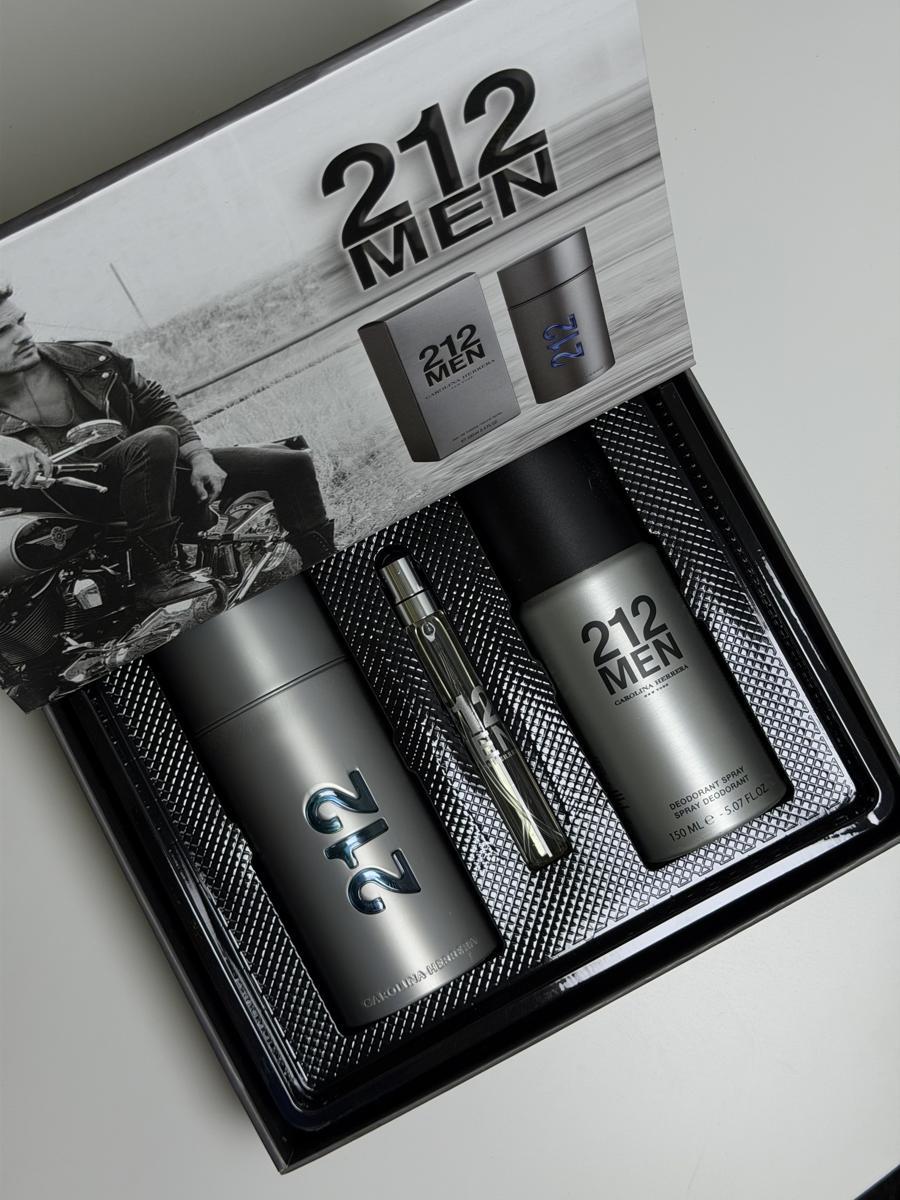 Набір подарунковий чоловічий аромат схожий на Carolina Herrera 212 Men 3в1 (34833169)