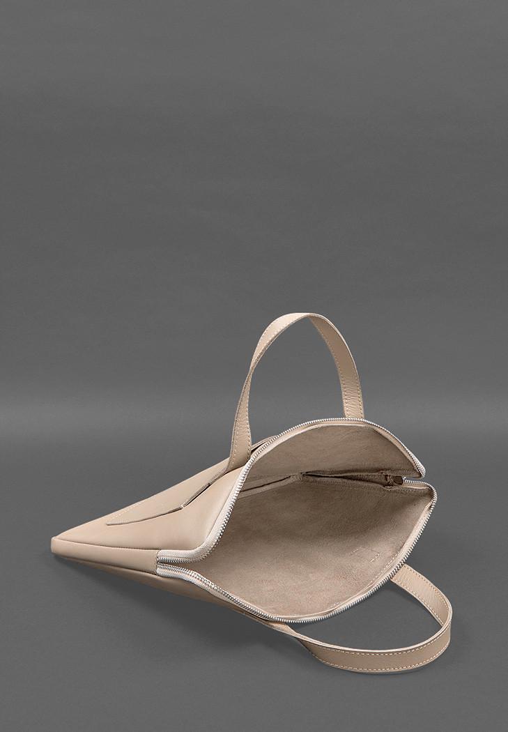 Чехол кожаный с ручками для ноутбука 13" Светло-бежевый (A-028219) - фото 3