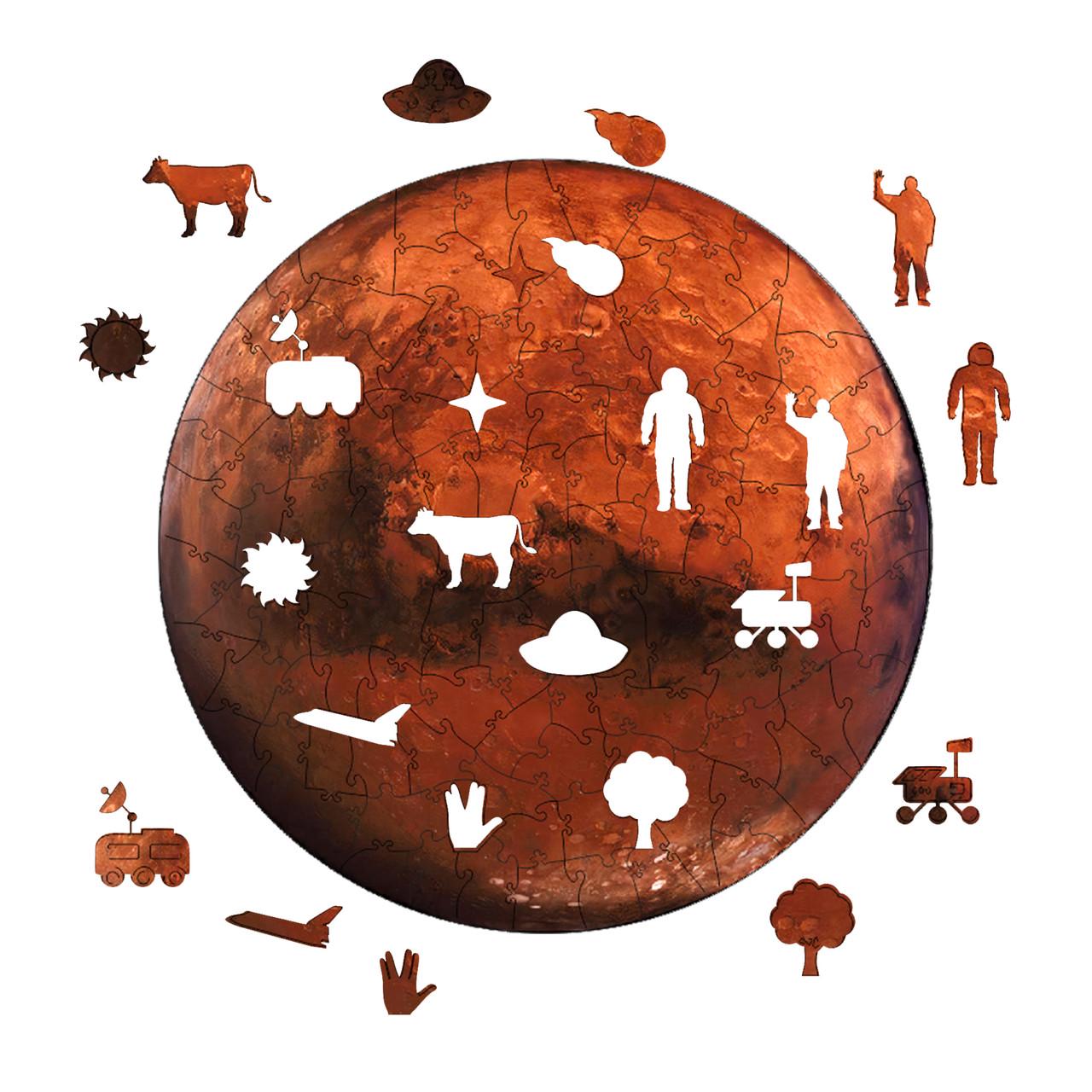 Пазл деревянный Таинственный Марс А2 (727-3)