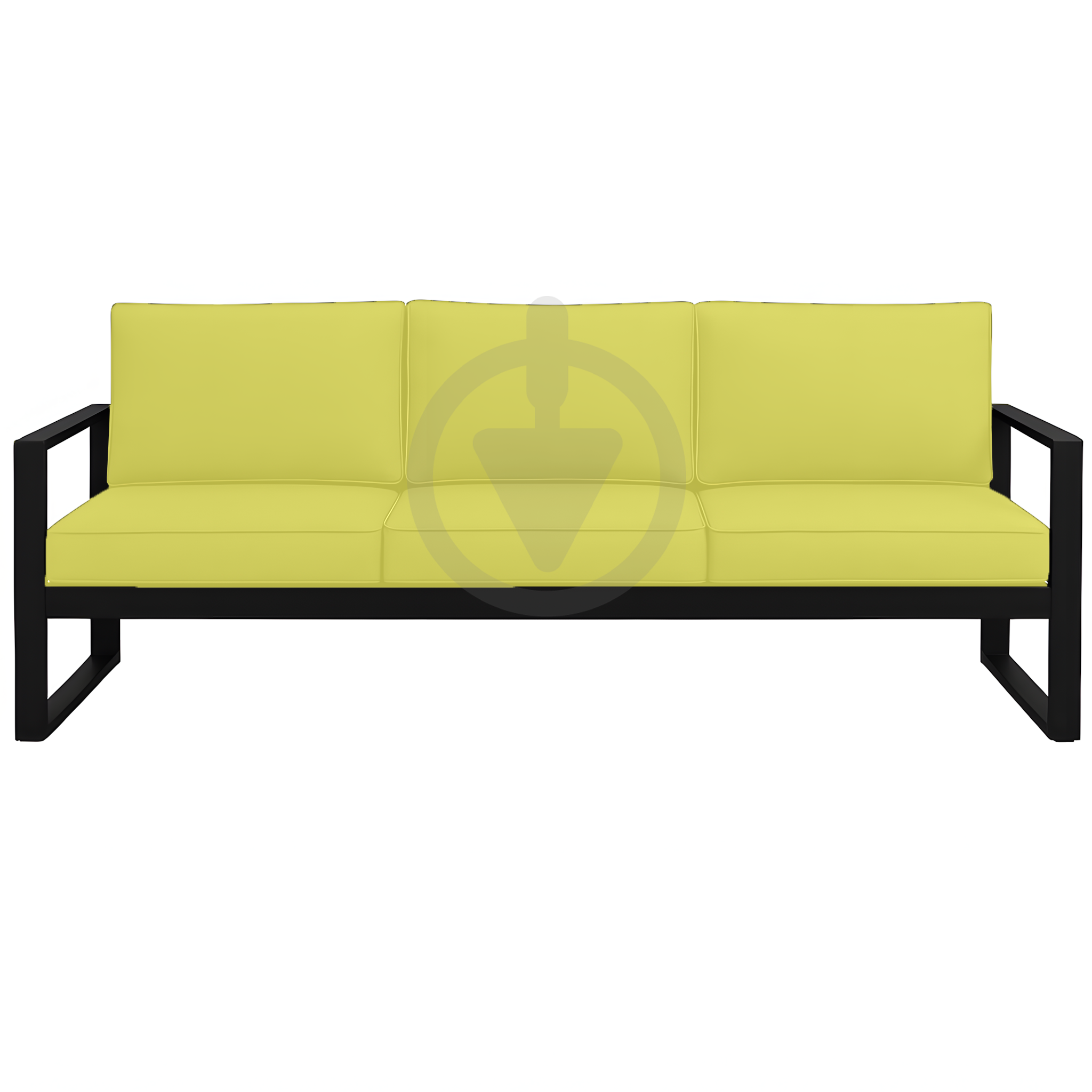 Диван металлический AVVS Бостон лофт с подлокотниками велюр 160 см Салатовый - фото 2 Диван металлический AVVS Бостон лофт с подлокотниками велюр 160 см Салатовый - фото 2