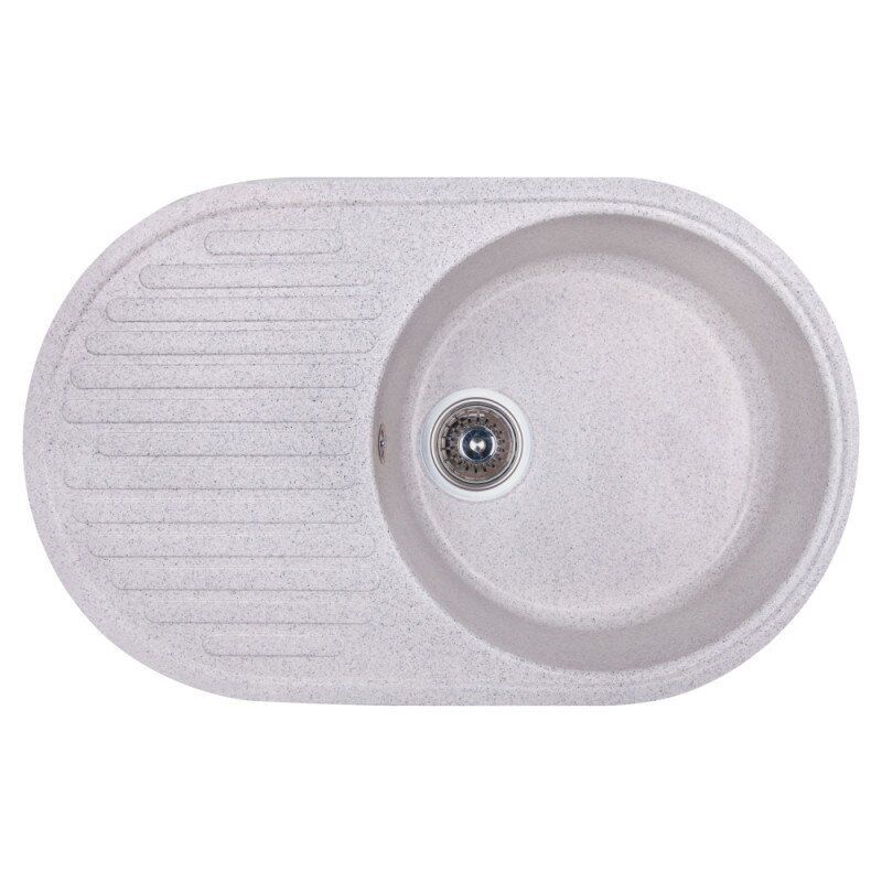 Мойка для кухни Cosh 7446 COSH7446K210 с сифоном 735x460 мм Серый (62127)