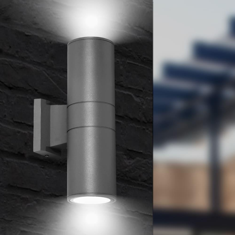 Светильник архитектурный Violux TWIX-2D 2x40 Вт Е27 IP54 Черный (00000052322) - фото 2 Светильник архитектурный Violux TWIX-2D 2x40 Вт Е27 IP54 Черный (00000052322) - фото 2