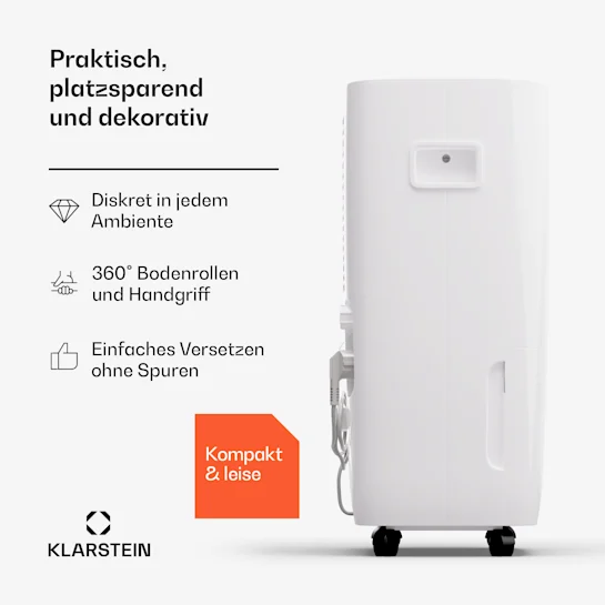 Осушитель воздуха KLARSTEIN DryFy Connect 60 компрессионный 45-65 м² (10045546) - фото 6 Осушитель воздуха KLARSTEIN DryFy Connect 60 компрессионный 45-65 м² (10045546) - фото 6