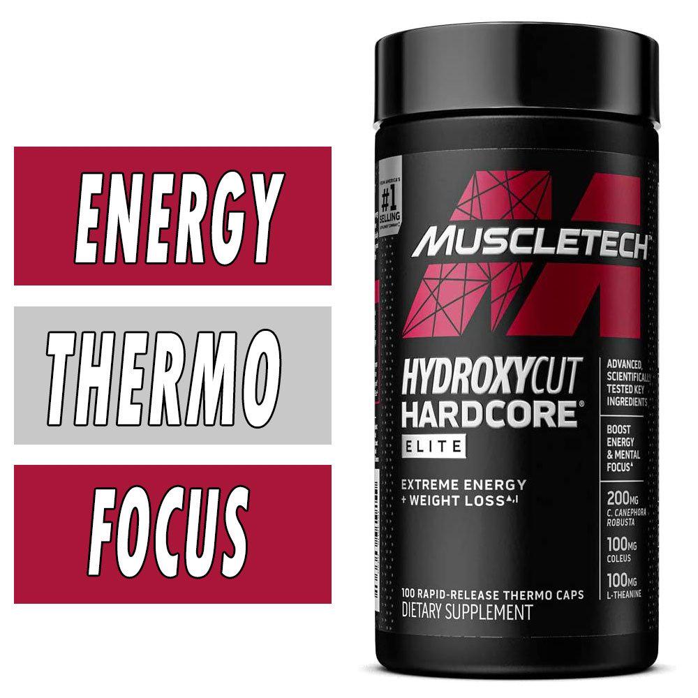 Жироспалювач MuscleTech Hydroxycut Hardcore Elite 100 сaplets - фото 2