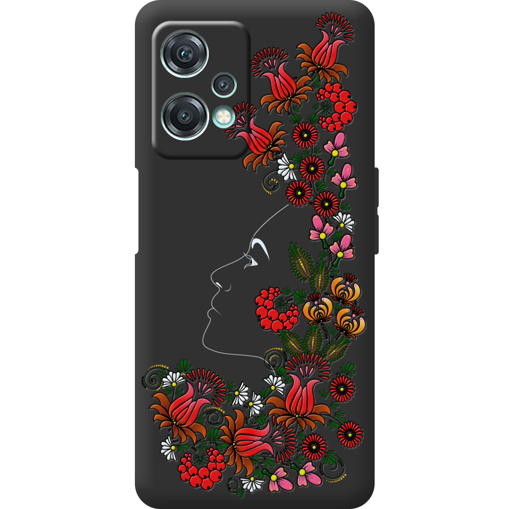 Чохол OnePlus Nord CE 2 Lite 5G 3D Ukrainian Muse Чорний силікон (44617-bk64-44622)