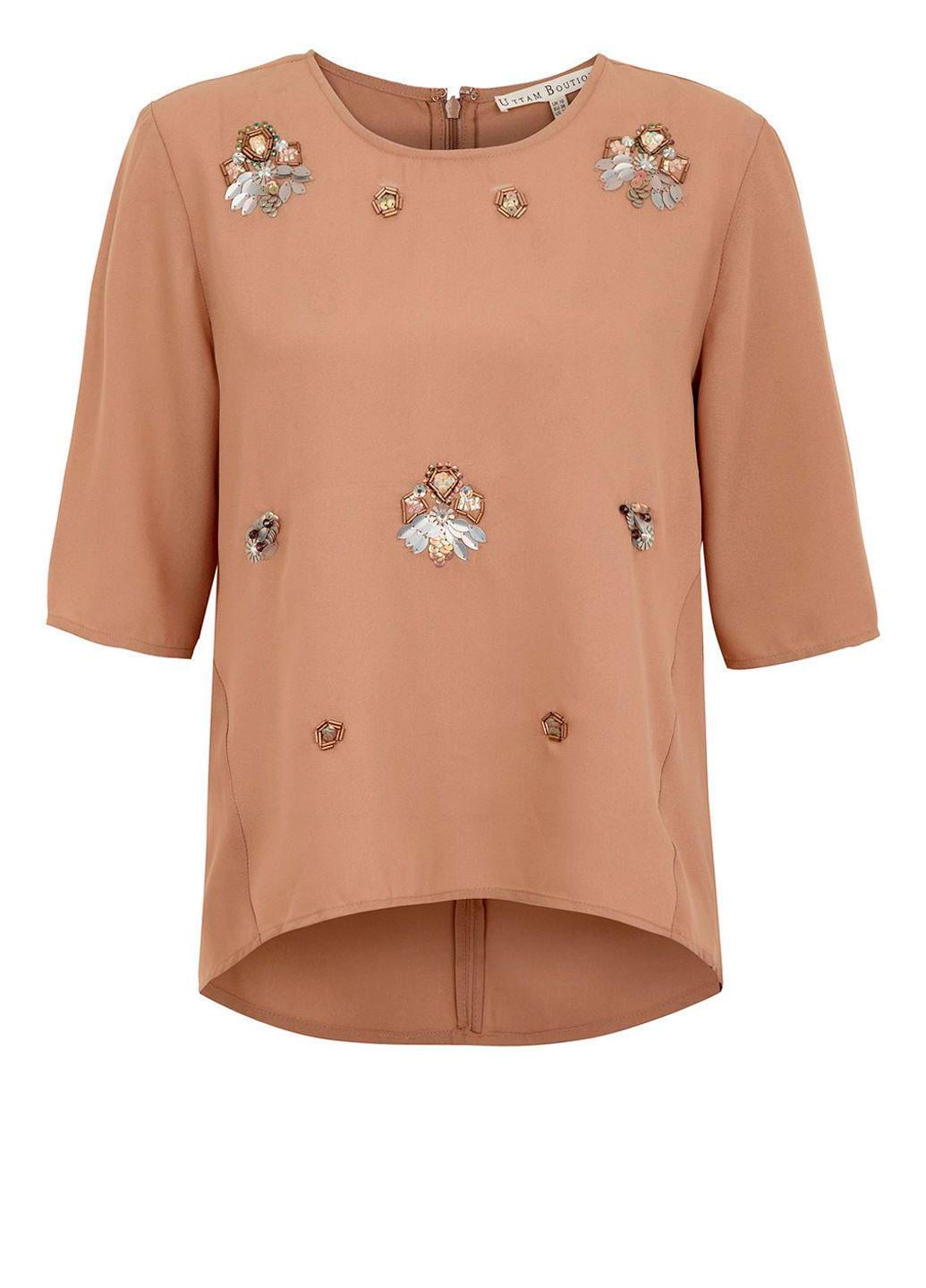 Блузка женская Uttam Boutique шифоновая M Бежевый (STK002297-04) Блузка женская Uttam Boutique шифоновая M Бежевый (STK002297-04)