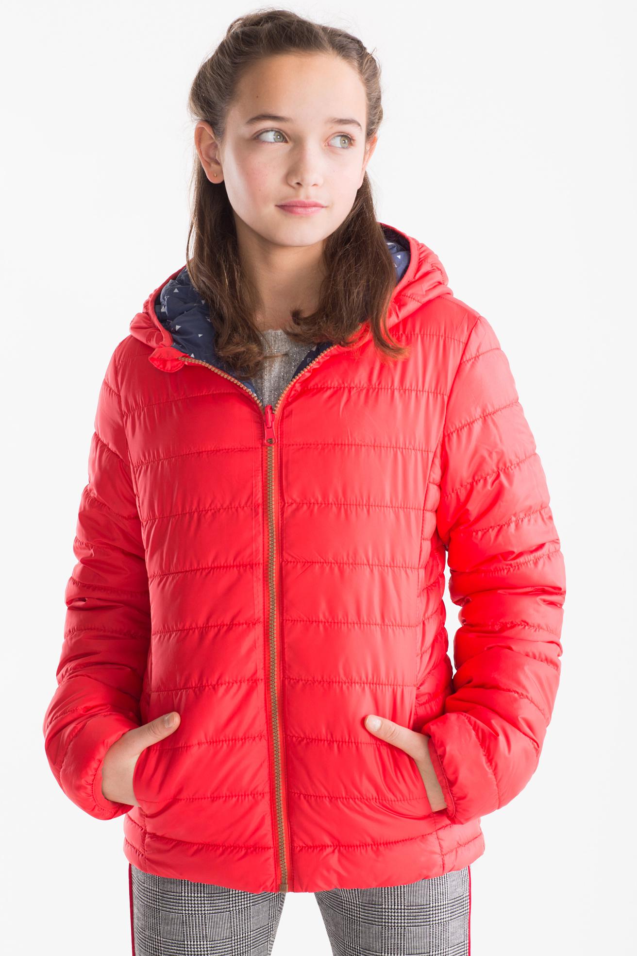 Куртка C&A двостороння розмір 134 см Червоний (2030106)