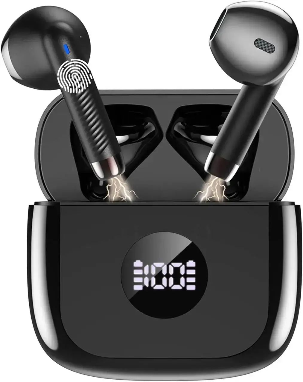 Наушники беспроводные вкладки TWS Jxrev J53 Bluetooth 5.3 USB-C микрофоном