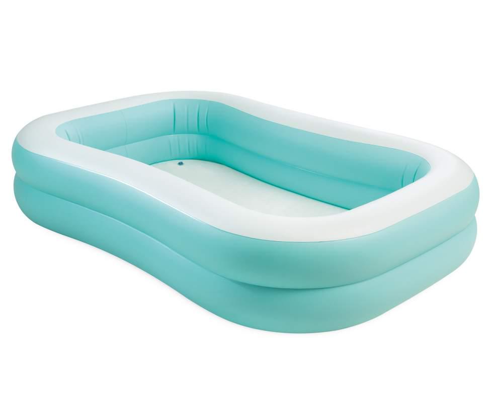 Бассейн надувной детский Intex 57181 NP Aqua Swim Center 600 л 229х147х46 см (25870975)