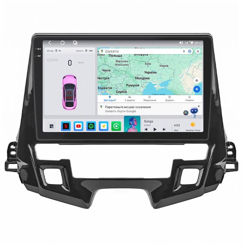 Автомагнитола Lesko для Honda Odyssey V Рестайлинг 2017-2020 4/64 QLED CarPlay 4G Wi-Fi GPS Prime 10" (34764174)