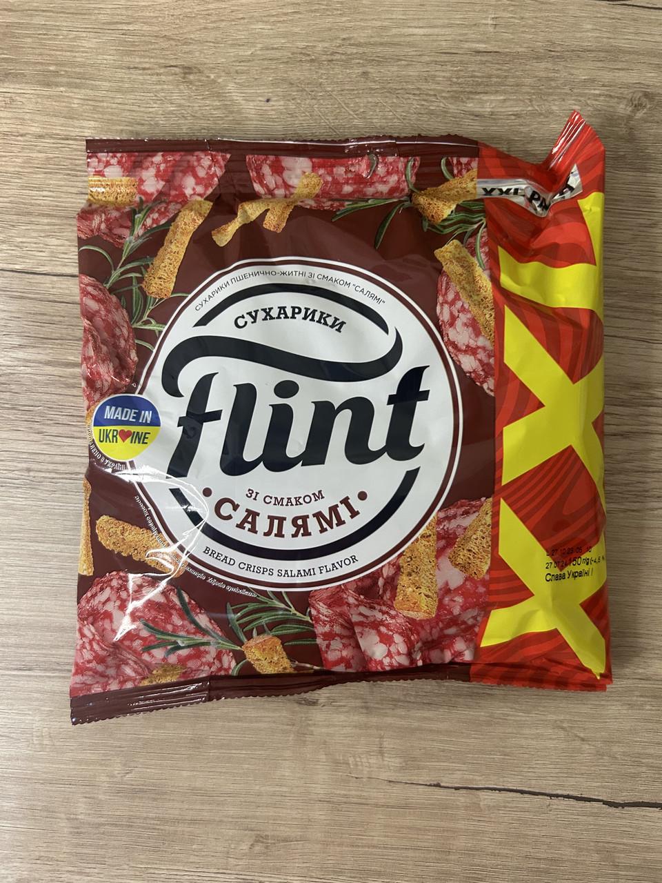 Сухарики Flint пшенично-ржаные Салями 140 г