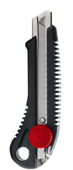 Нож строительный Intertool НТ-0502 с винтовым фиксатором 18 мм (50210)