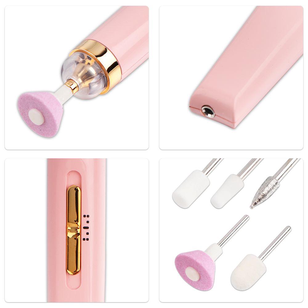 Фрейзер для манікюру Salon Nails портативний з 5-ма насадками (20551) - фото 5