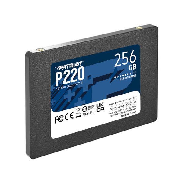SSD-накопичувач Patriot P220 256GB 2,5" SATAIII TLC (P220S256G25) - фото 3 SSD-накопичувач Patriot P220 256GB 2,5" SATAIII TLC (P220S256G25) - фото 3